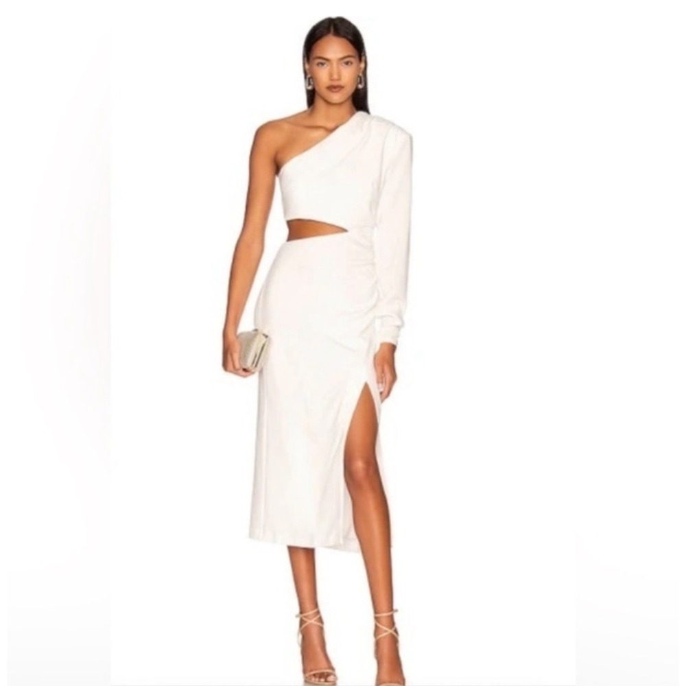 New! Cinq a Sept Misha Cut Out Dress in Ivory Szβ 10 $485